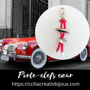 porte-clefs cœur