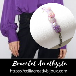 Bracelet améthyste