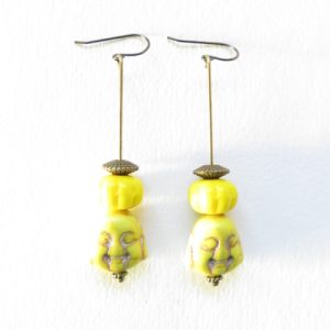 boucles d'oreilles bouddha