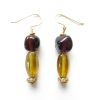 Boucles d'oreilles ocre
