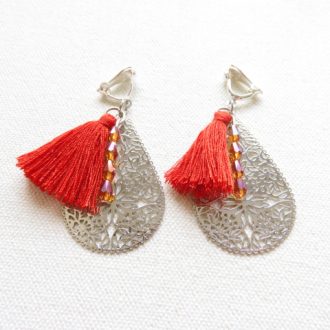 boucles d'oreilles clip