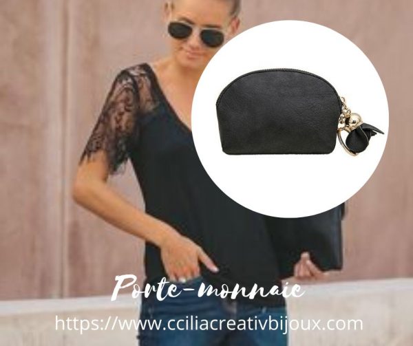 porte-monnaie noir