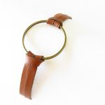bracelet cuir anneau