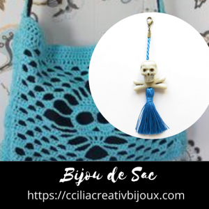 bijou de sac tête de mort