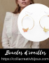 boucles d'oreilles papillons