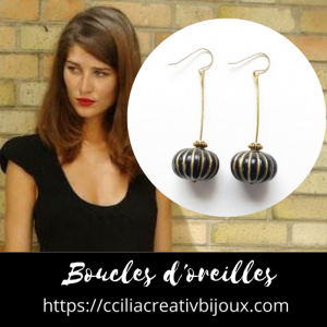 boucles d'oreilles pendantes