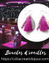 boucles d'oreilles pompon