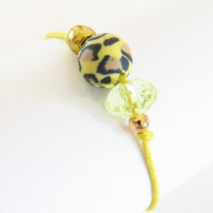 bracelet perle panthère