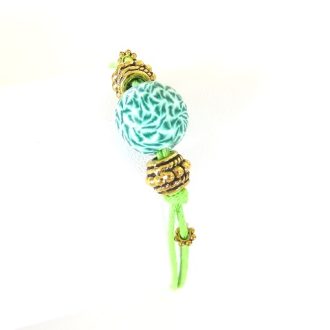 bracelet perle fleurie