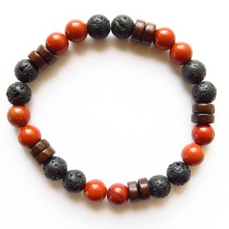 bracelet perles jaspe