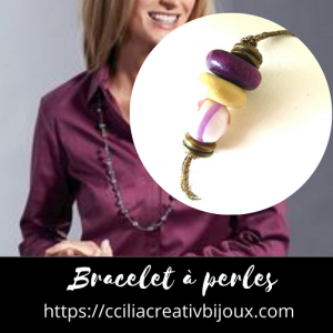 bracelet à perles