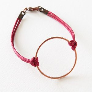 bracelet anneau cuivre
