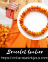 bracelet boulier orange