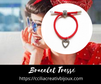 bracelet coeur lion