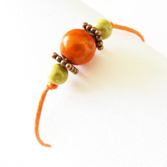 bracelet coton ciré