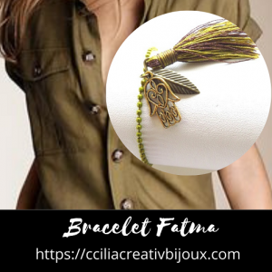 bracelet pompon fatma