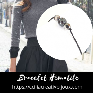 bracelet hématite