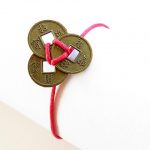 bracelet coton ciré feng shui