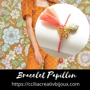 bracelet papillon