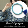 bracelet pompon