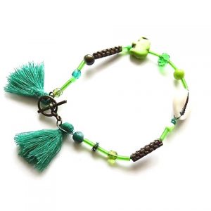 bracelet coquillage cauri