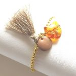 bracelet pompon chat