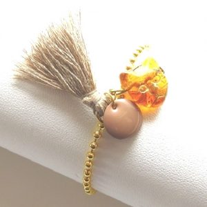 bracelet pompon chat