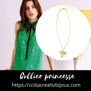 collier éventail