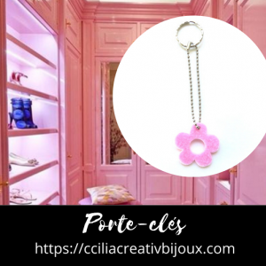 porte-clefs feutrine