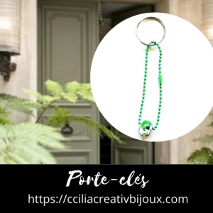 porte-clefs chaine boule