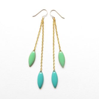 boucles d'oreilles émaux