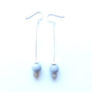 boucles d'oreilles strass