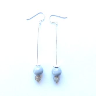 boucles d'oreilles strass