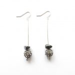 boucles d'oreilles hématite
