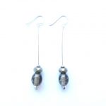 boucles d'oreilles pyrite