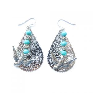 boucles d'oreilles hirondelles