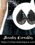 boucles d'oreilles noires