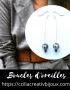 boucles d'oreilles cloisonnées