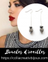 boucles d'oreilles hématite