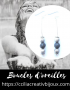 boucles d'oreilles pierre de lave