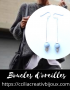 boucles d'oreilles strass