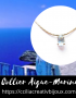 collier aigue-marine