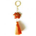 porte-clefs pompon