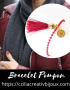 bracelet pompon