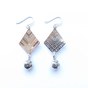 boucles d'oreilles coccinelle