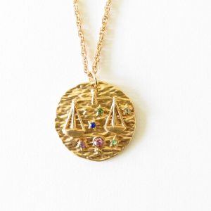 collier zodiaque balance