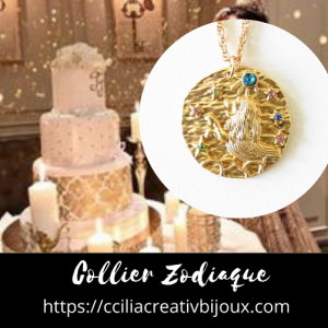 collier zodiaque lion