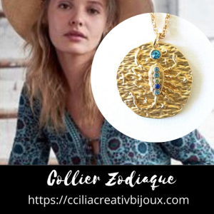 collier zodiaque scorpion
