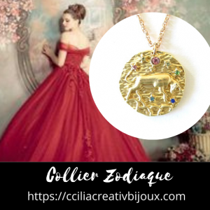 collier zodiaque taureau