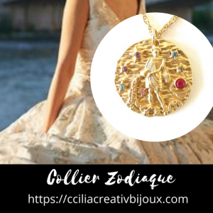 collier zodiaque verseau